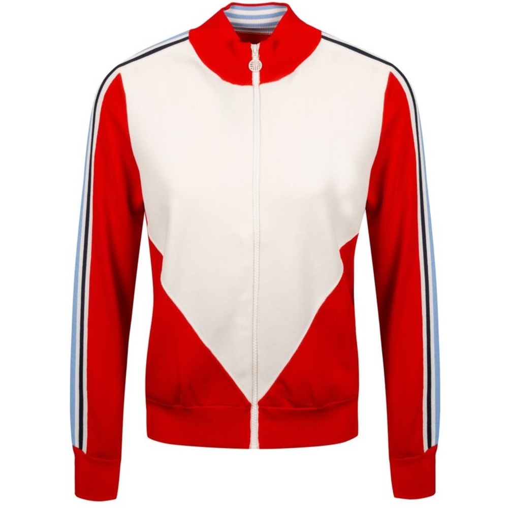 Tory Sport Womens Retro Stripe Performance Sweater
